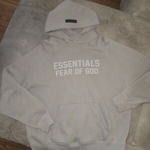 Fear of God Essentials Light Tan Hoodie